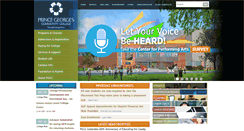 Desktop Screenshot of pgcc.edu